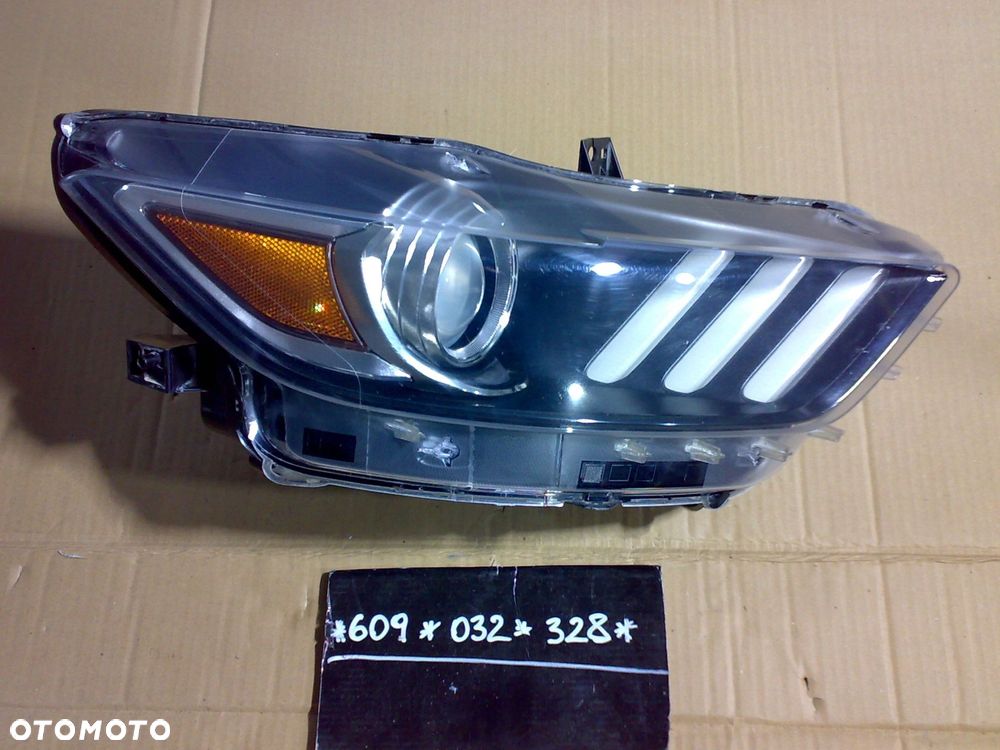 ford mustang vi mk6 2015 - lampa przednia prawa kpl. xenon orginał idealna - 2