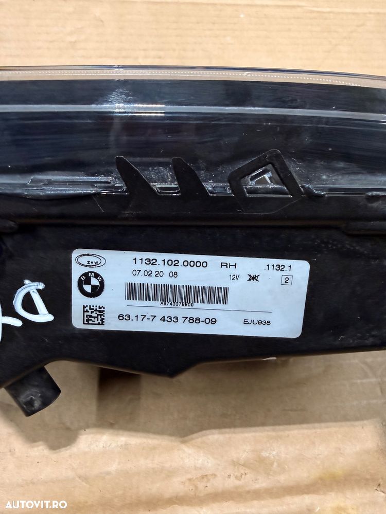 Proiector ceata led BMW seria 2 F44, seria 3 G20/G21 cod 7433788 si 7433787 an 2020 - 6