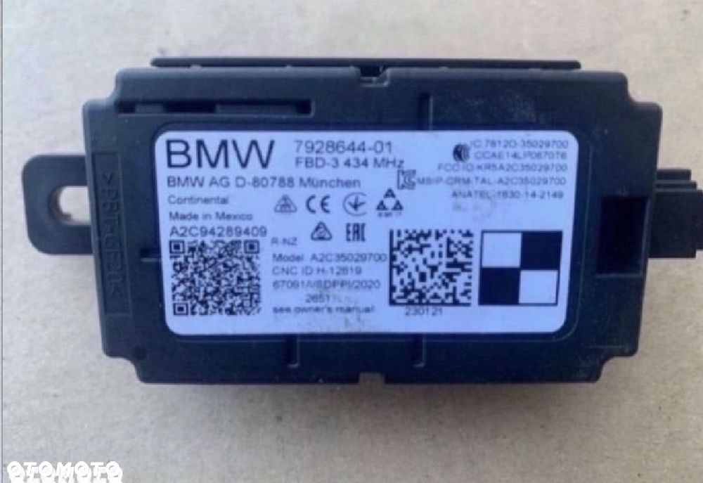 7928644 Moduł sterownik radia mini cooper f55 f56 bmw - 3