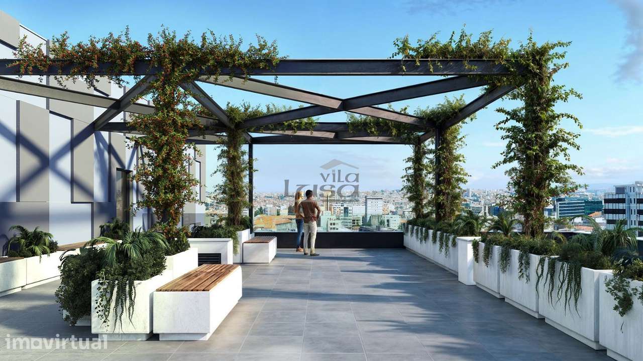 T1 no ultimo piso com Terraço 11.55m2,  lugar de garagem e arrumos ... - Grande imagem: 3/28