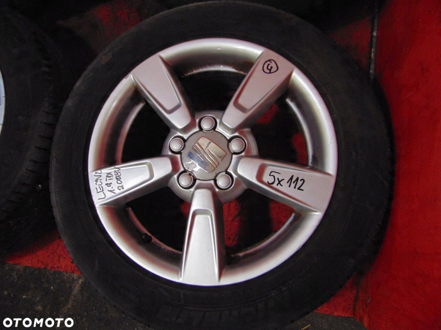SEAT LEON 2 II 1P FELGI KOŁA 16 6.5J ET50 5x112 - 5