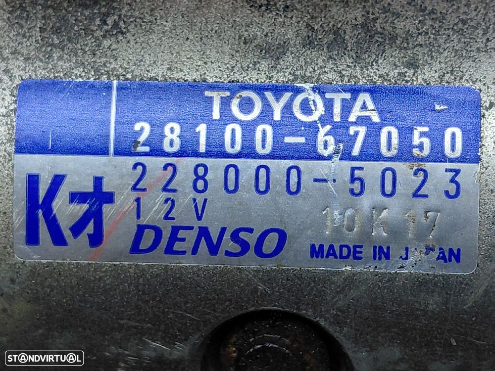 Motor De Arranque Toyota Dyna Camião De Plataforma/Chassis (Kd_, Ly_, - 4