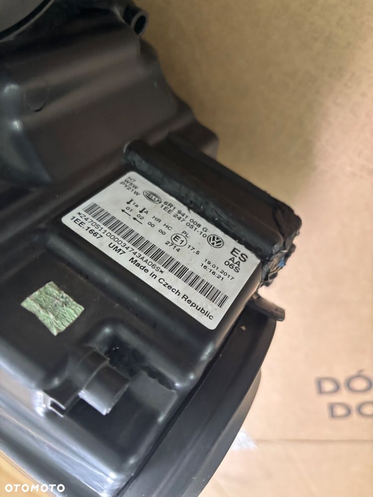 VW POLO 6R LAMPA PRAWY PRZOD PRZEDNIA 6R1947008 G - 10