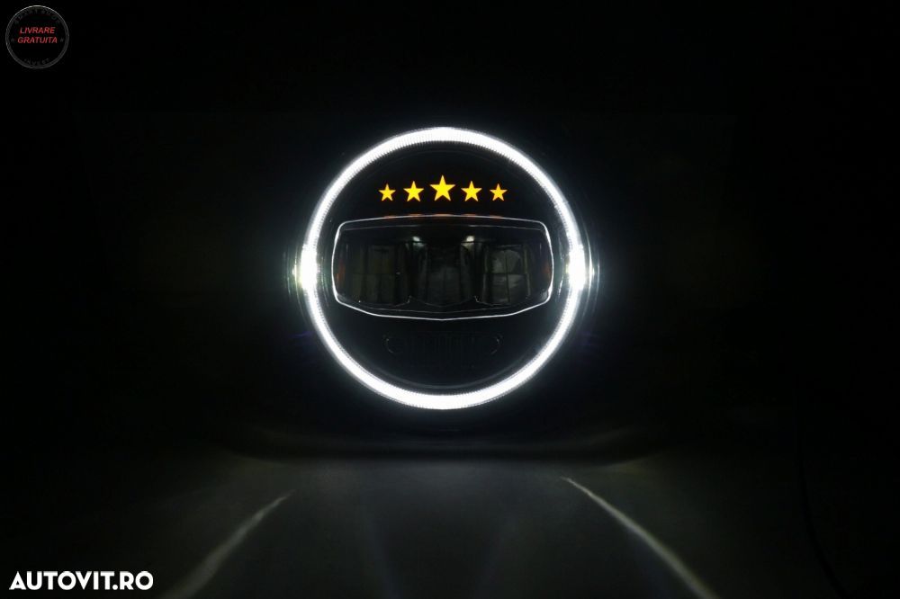 Faruri Full LED CREE Dublu Proiector Jeep Wrangler JK TJ LJ JL (1997-2017) 5 Stars- livrare gratuita - 19