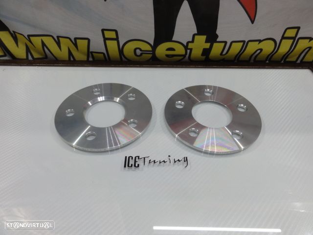 Espaçadores Jom 5MM, 10MM, 15MM ou 20MM para Audi, BMW, Chrysler, Mercedes, Mini, Ssang Young, VW 5x112 BC 66.6 - 1