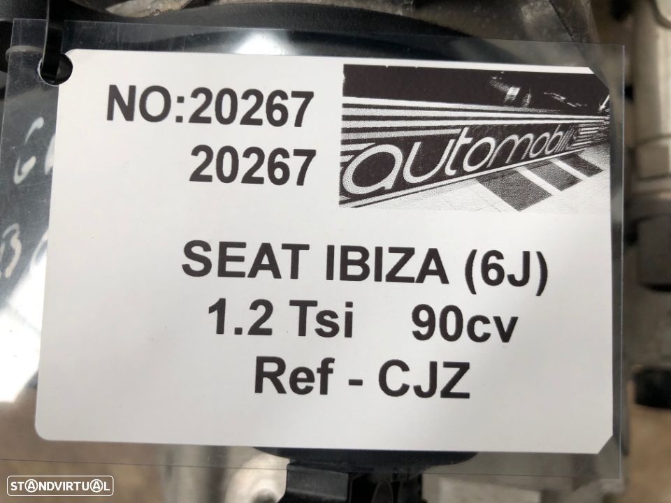 Motor Seat Ibiza 6J 1.2 Tsi 90Cv de de 2013 - Ref: CJZ - NO20267 - 6