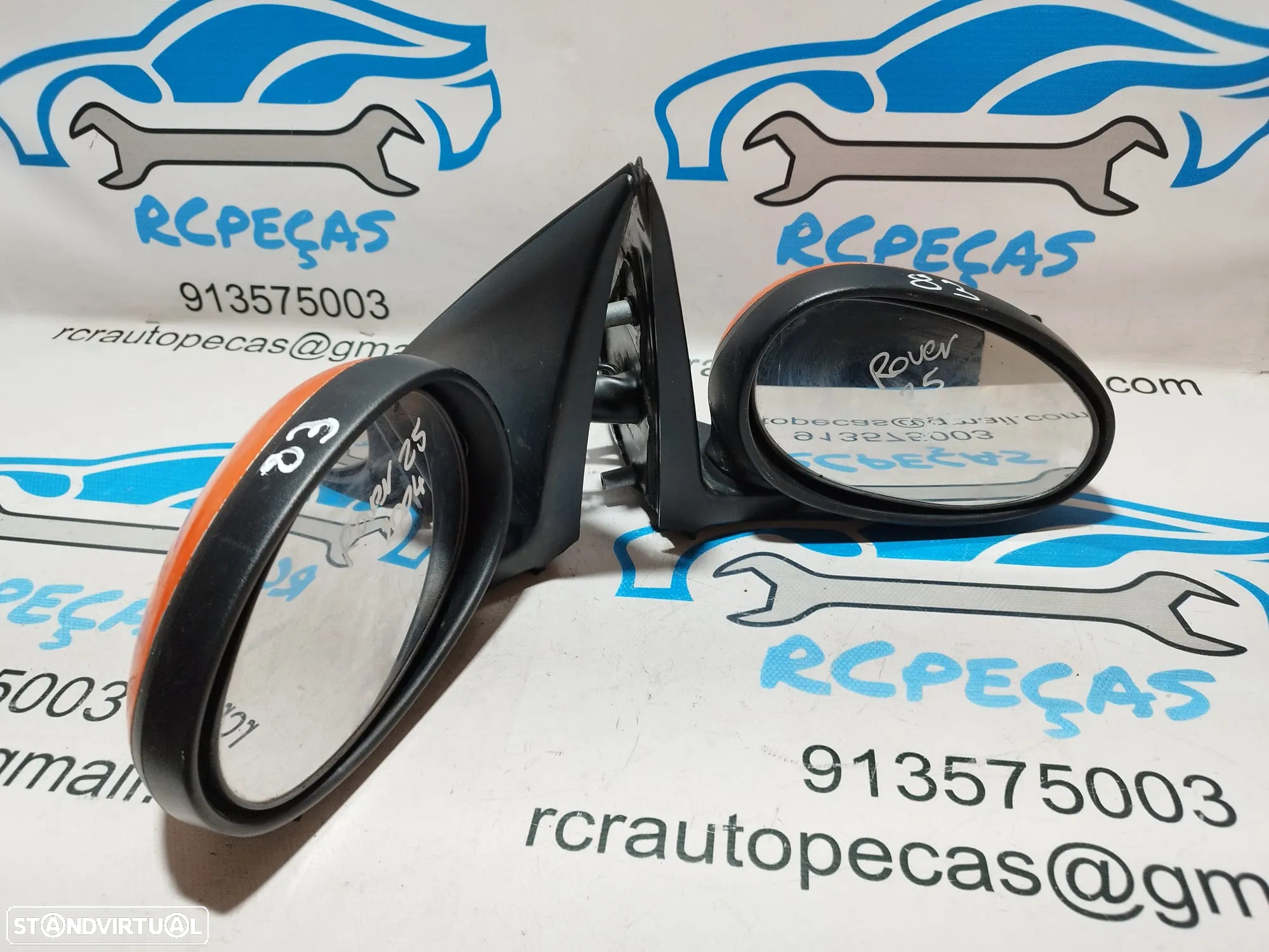 ESPELHO RETROVISOR ESQUERDO DIREITO ROVER 25 I 1 MK1 CRJ100210PMD CRJ100220PMD MG ZR ELETRICO AQUECIDO ESPELHOS RETROVISORES - 5