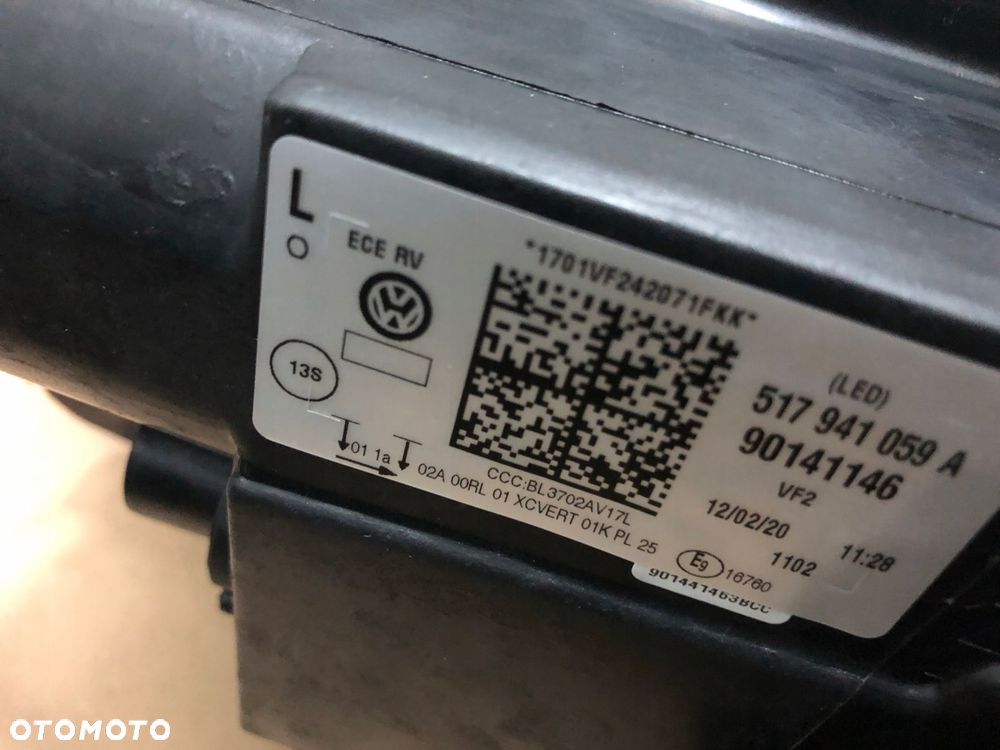 lampy full led vw golf sportsvan lift komplet 517941059a 517941060a brand - 8