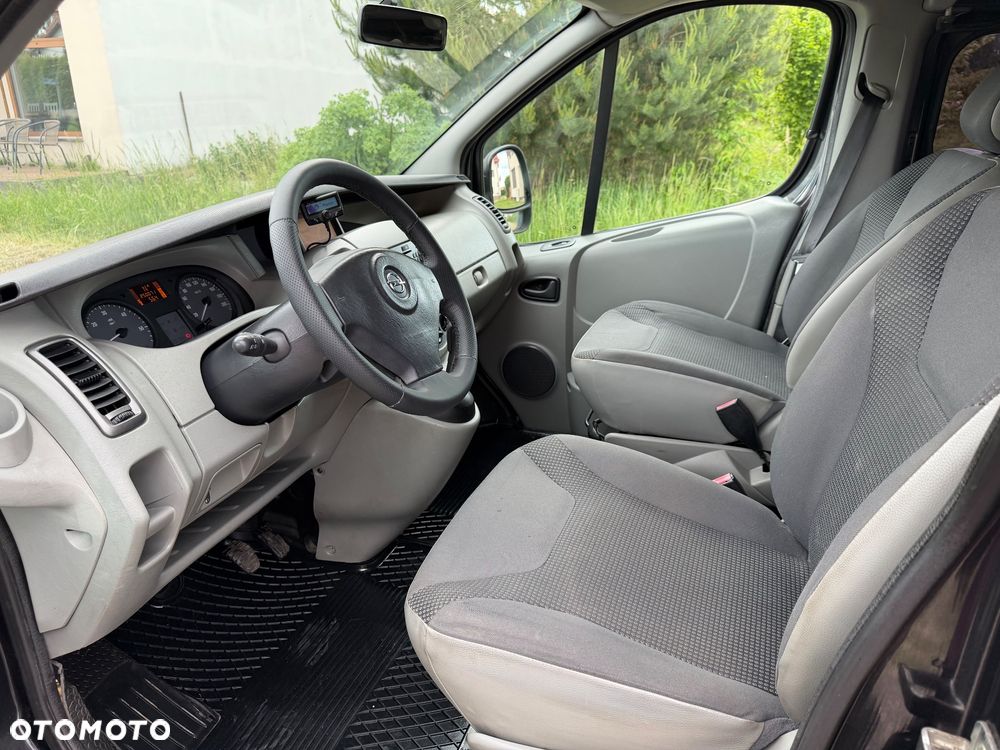 Opel VIVARO L2H1 Długi Klima Dubel Kabina 5os Brygadówka Hak Dźwig - 10