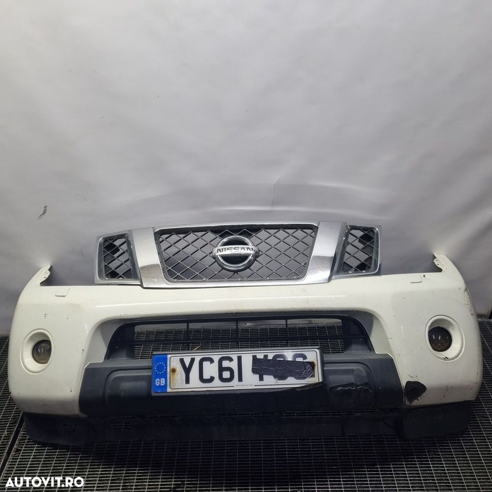 Bara fata Nissan Navara D40 Facelift 2010 - 2015 Super White 326 (1371) Diesel model cu ... - 1