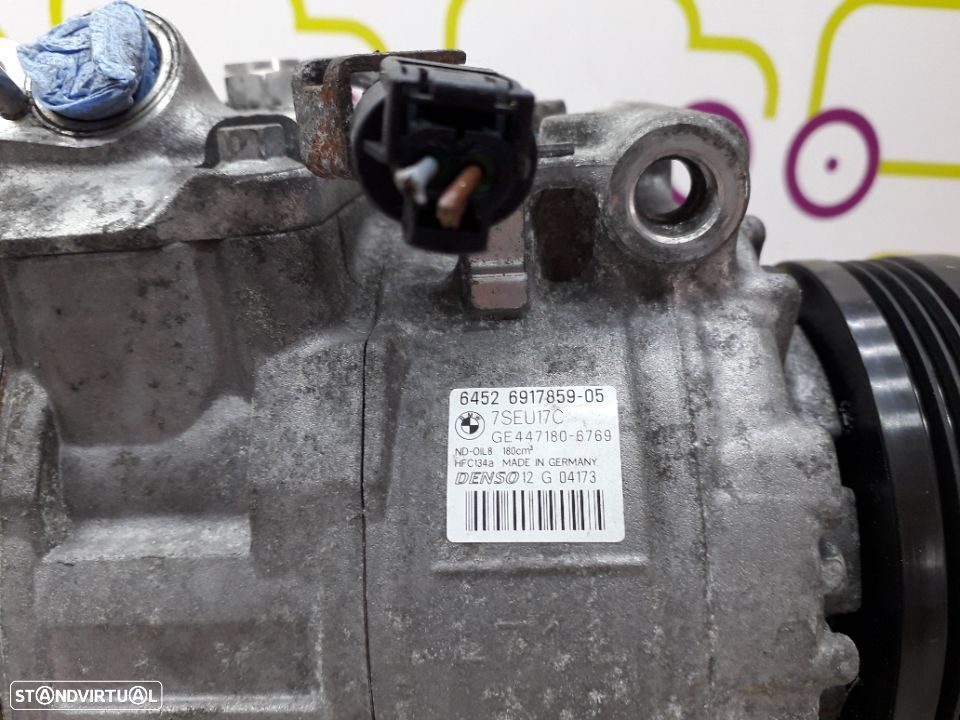 Compressor AC BMW Serie 5 3.0 D 231Cv de 2006 - Ref: 6452691785905 - NO60140 - 4