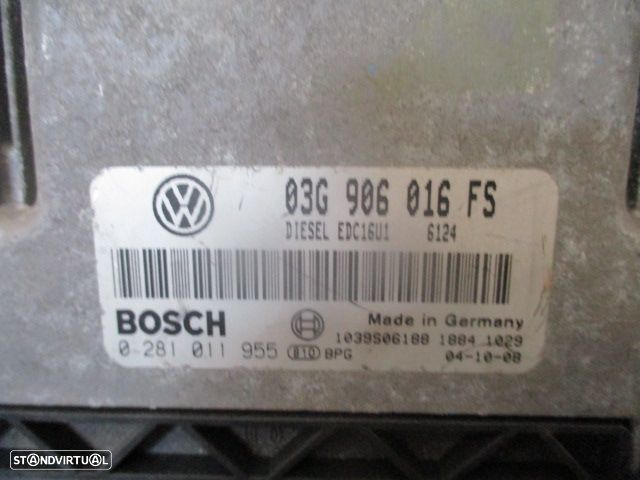 Centralina 03G906016FS 1K0937049S 1K09594 VW GOLF 5 2006 1.9TDI 105 CV ORIGINAL - 12