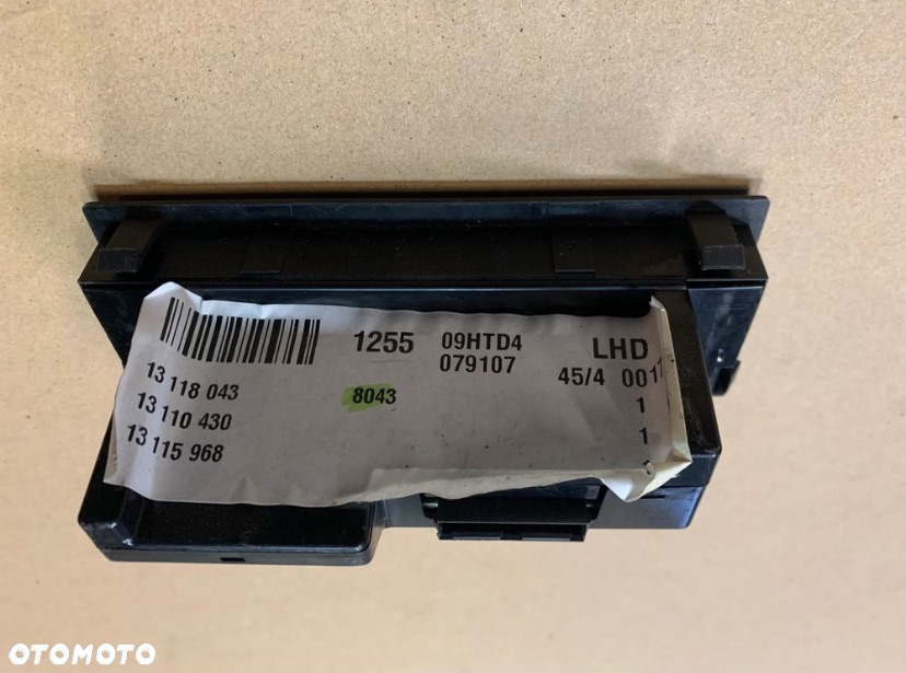 13115968 panel sterowania radiem tył Opel Vectra c lift - 4