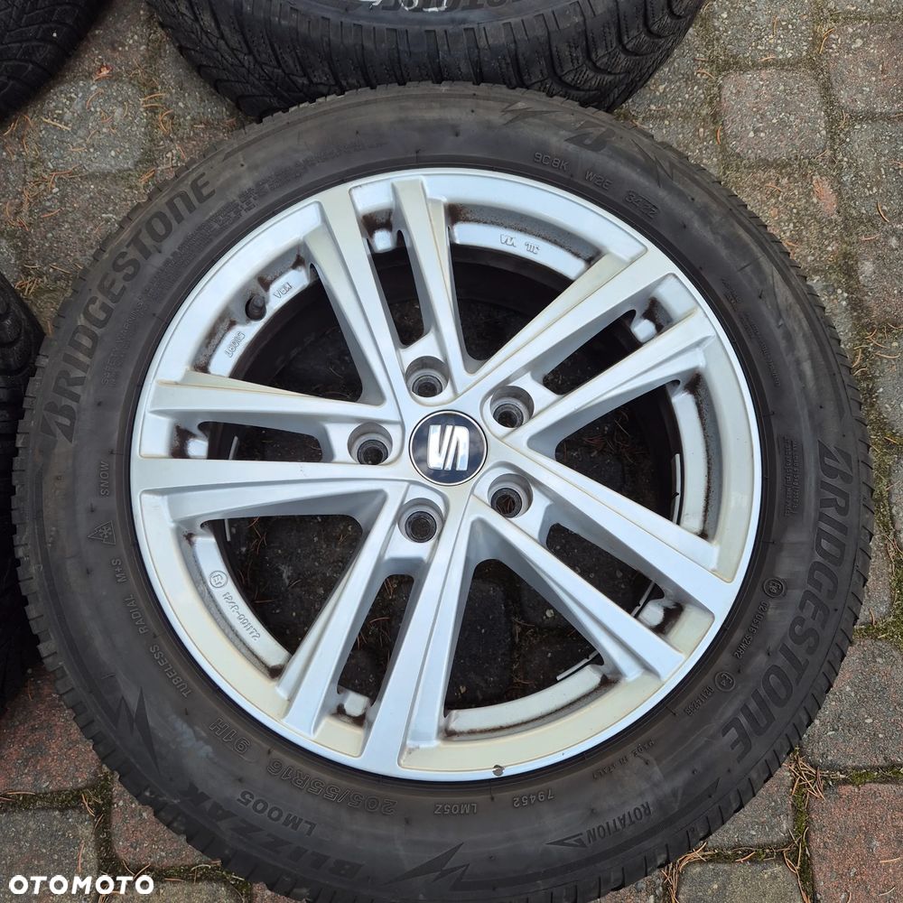 ZIMA KOŁA 205/55 R16 SEAT LEON ALHAMBRA TOLEDO ALTEA VW GOLF AUDI A3 OCTAVI - 2