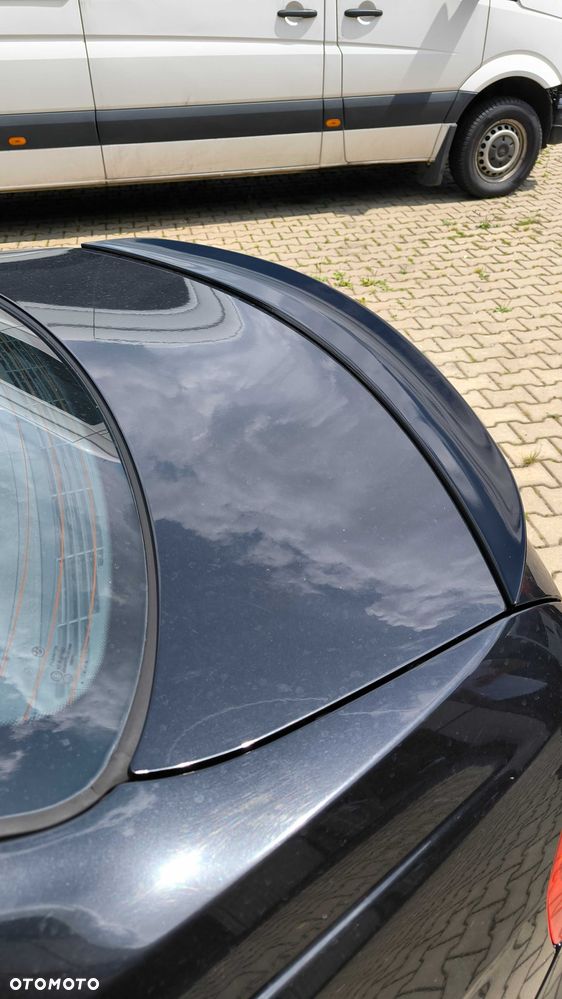 Spoiler Lotka Dokładka BMW E90 Dokładka Tylna MP Czarny Połysk - 7