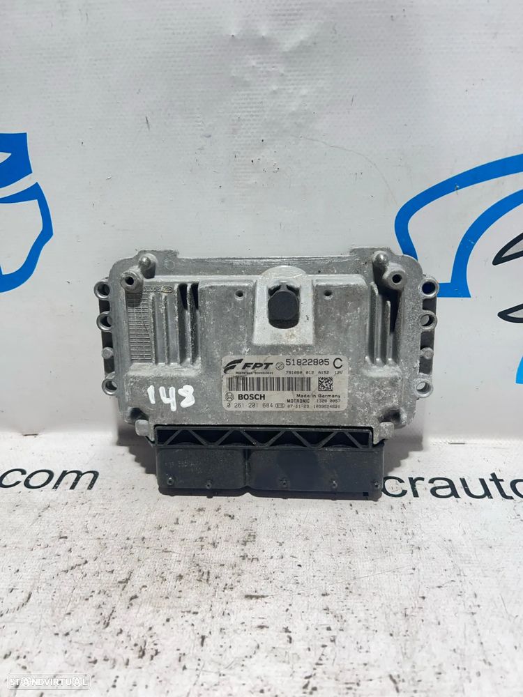 .Centralina Original Motor Bosch Fiat Grand Punto 1.4 T-JET 16v 198A4000 51822805 / 0 261 201 684 - 2