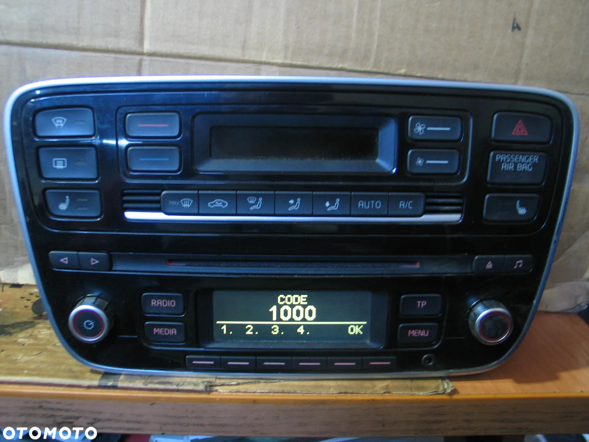 radio radioodtwarzacz Vw Up 1S0035156J - 2