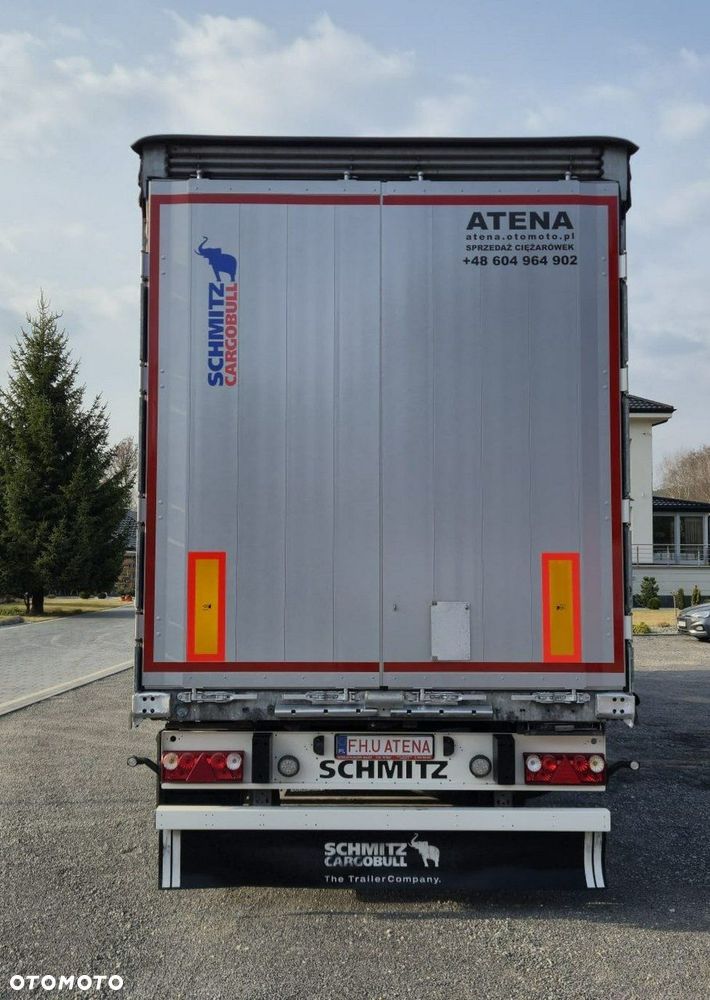 Schmitz Cargobull Firana Standard, Dach podnoszony, Oś podnoszona - 13