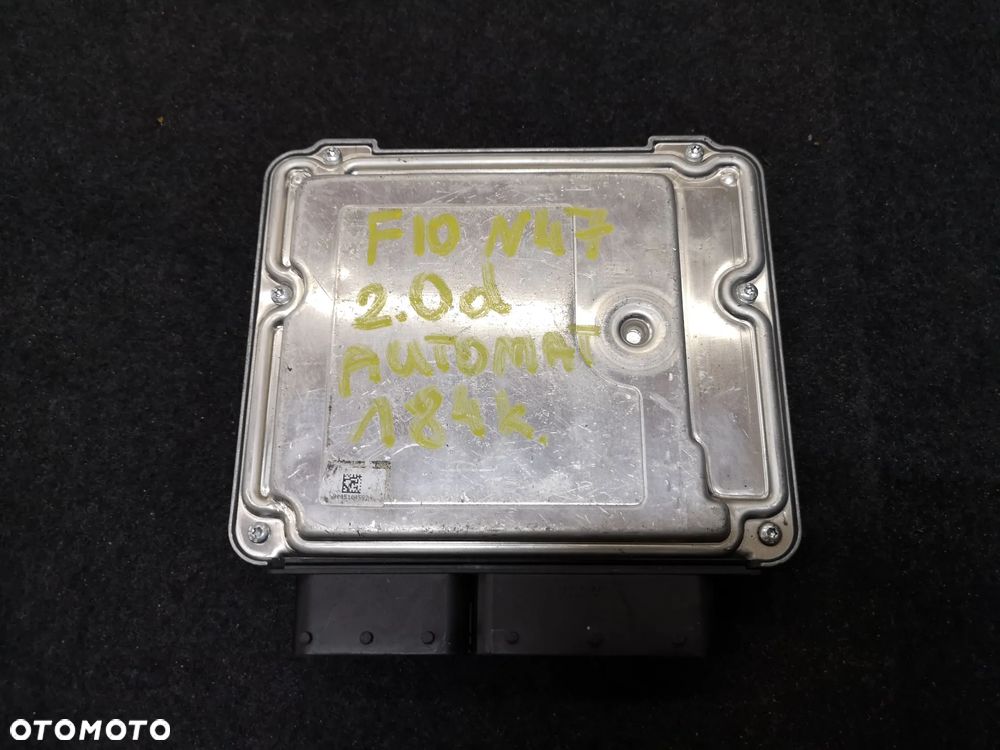 ZESTAW KOMPUTER STEROWNIK SILNIKA DDE 8518477 BMW 5 F10 F11 X3 F25 2.0d N47D20C 184koni 520d 0281018609 PILOT CAS 4 - 5