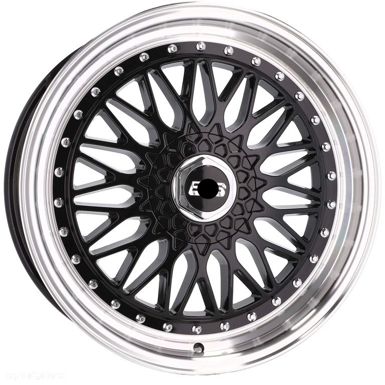 4x Felgi 18 Styl BBS RS m.in. do MERCEDES E W124 C124 W210 W211 SLK R170 R171 CLK - BY479 (XF135) - 9