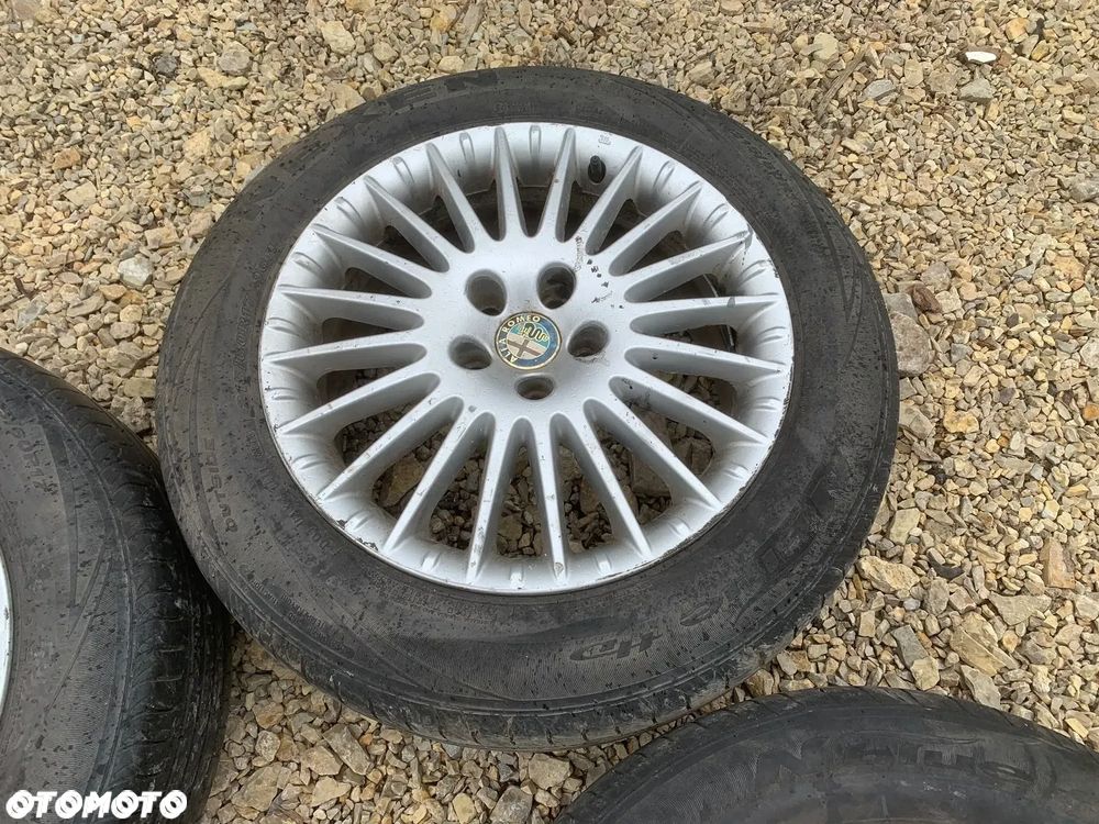 ALFA ROMEO ORYGINALNE FELGI ALUMINIOWE R17 7.5J ET41 5X110 ALUFELGI 50501529 KOMPLET 4 SZTUKI + OPONY - 4