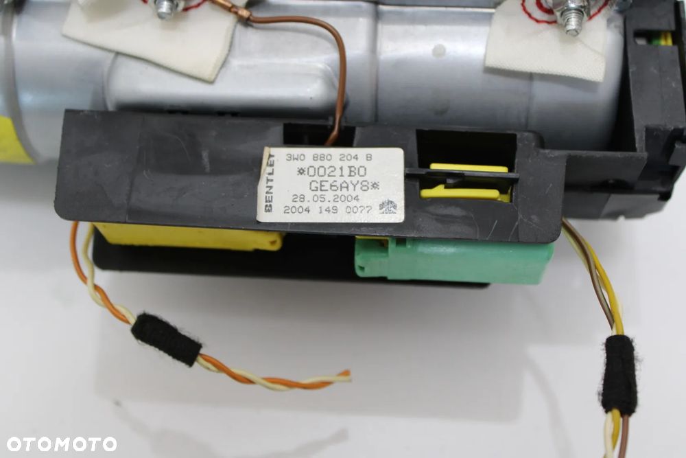 Airbag czarna poduszka kierowcy ze skóry stan BDB OE Mercedes CL500 W216 W221 przed liftingiem - 6