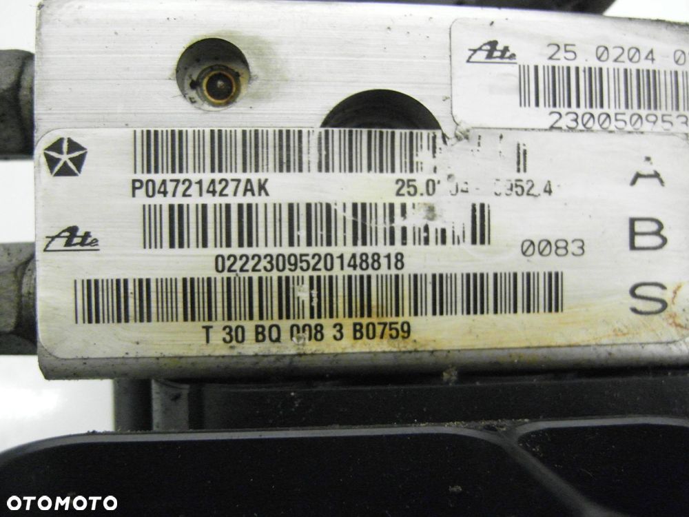 POMPA ABS CHRYSLER VOYAGER IV 04686702AE P04721427AK 25020409533 - 8