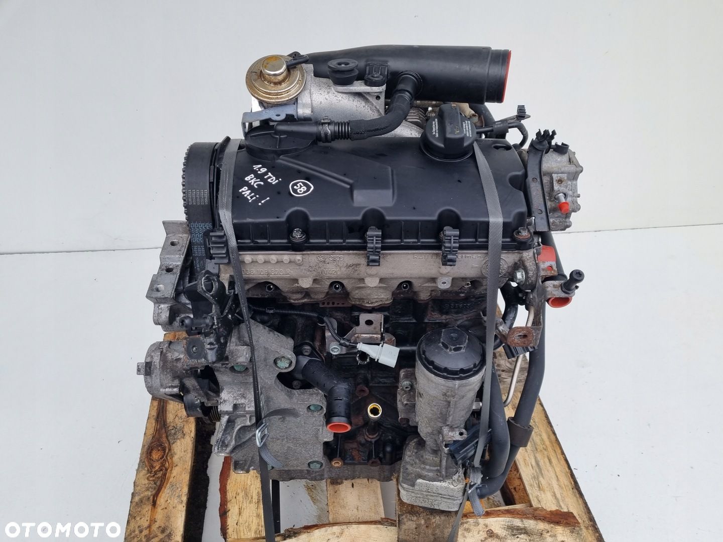 SILNIK KOMPLET Skoda Superb II 1.9 TDI 105KM 173tyś pali BKC - 1