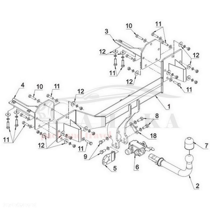 Hak Holowniczy Automat Do Bmw X5 E53 2000-2007 - 3