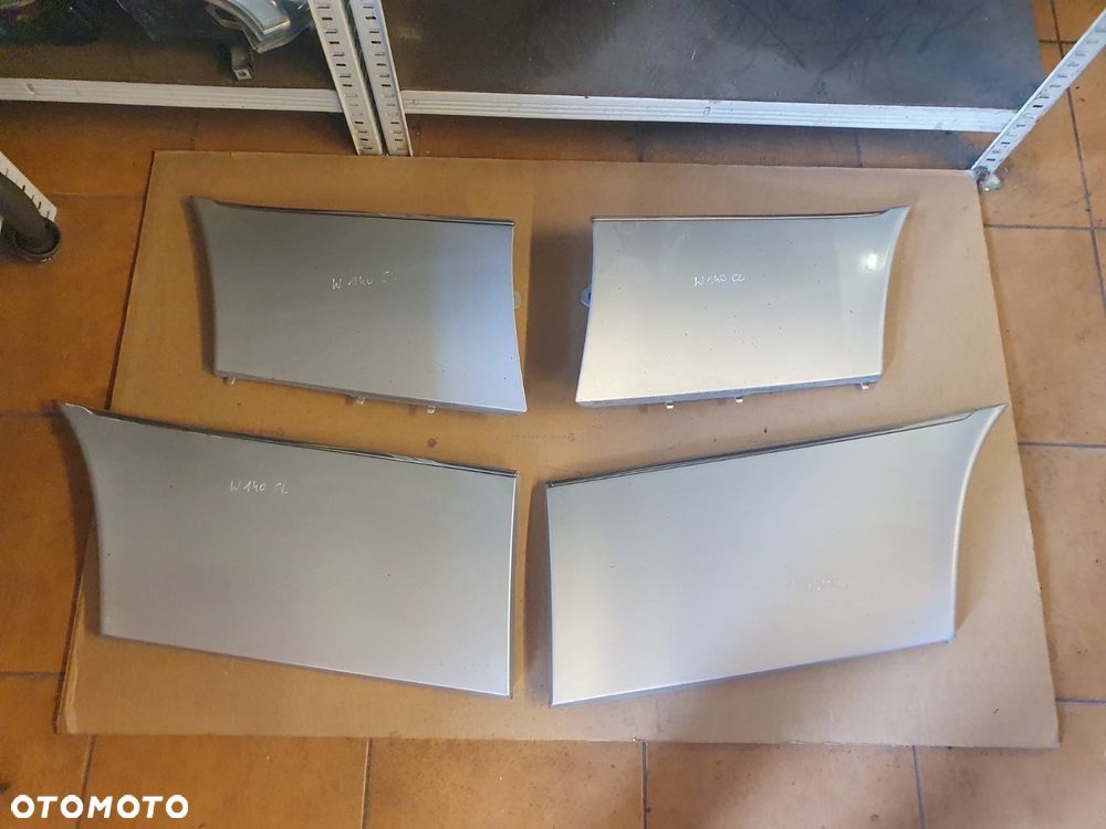 LISTWA BŁOTNIKA L/P PRZÓD TYŁ MERCEDES W140 COUPE