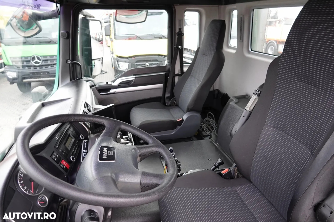 MAN TGS 26.400 / 6X4 / BASCULANTE + HDS PALFINGER PK 16502 / HYDROBURTA / BORDMATIC / IMPORTAT - 25