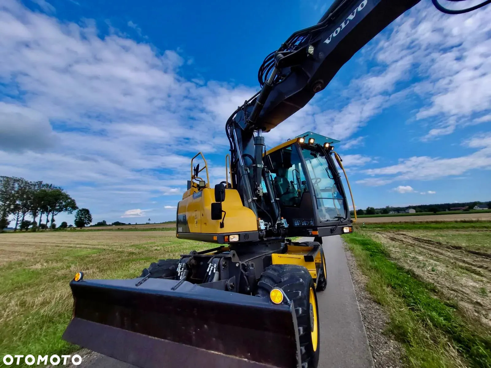 Volvo EW 160 D  Koparka Kołowa, Rototilt Rotator, 4 ŁYZKI Pług, Podpory - 2