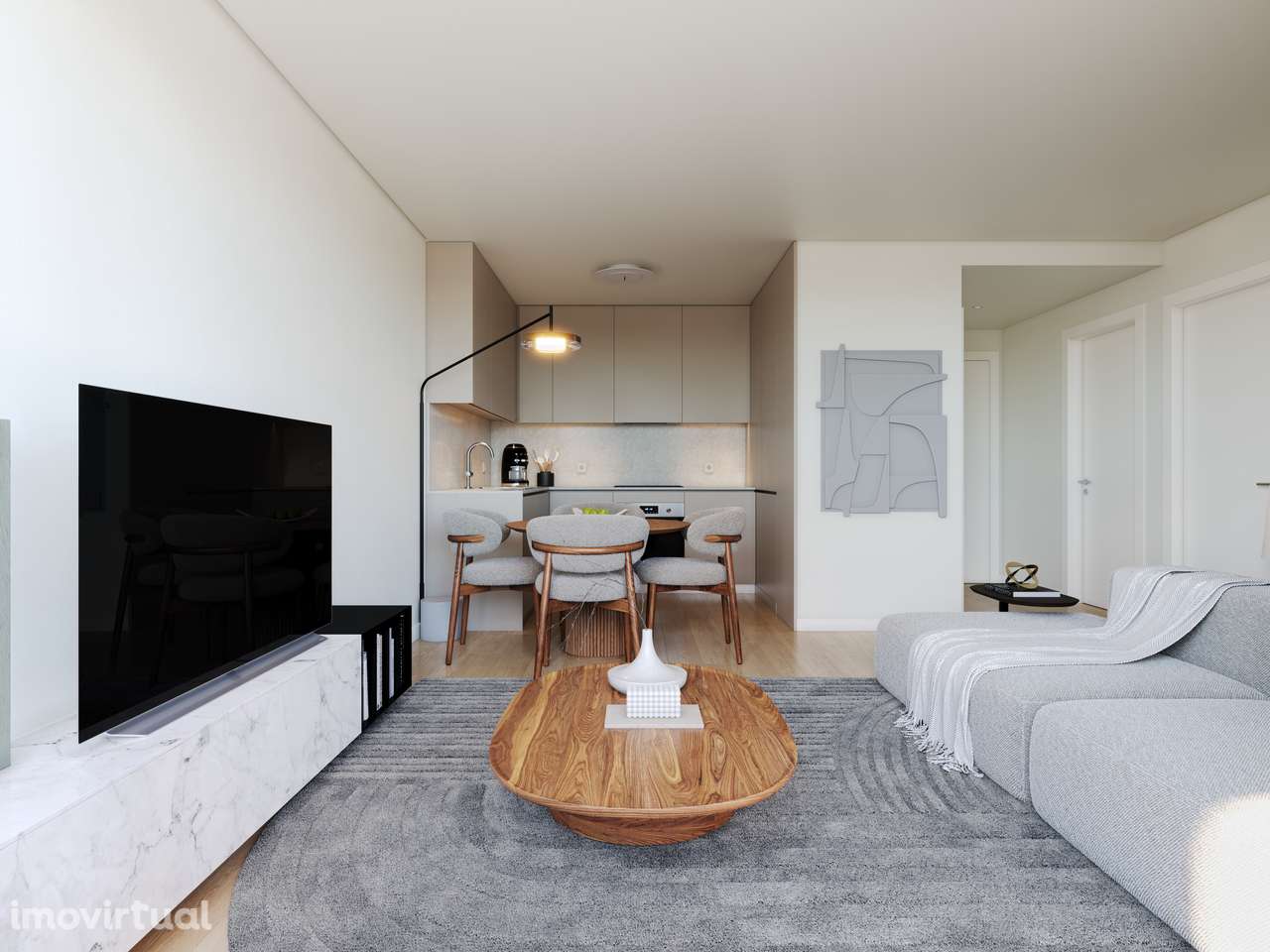 T1 NOVO - C/ Varanda , Arrumos e L.Garagem - Grande imagem: 3/9