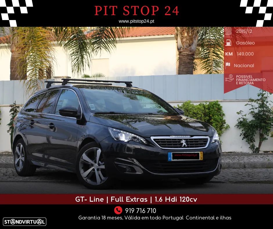 Peugeot 308 SW 1.6 BlueHDi GT Line - 1