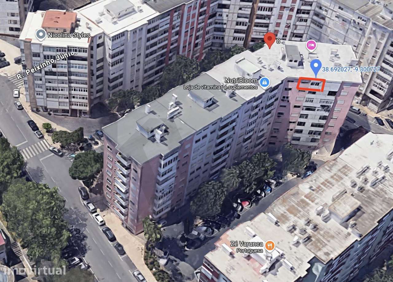 T1 em Bom Estado com Vista de Mar – Paço de Arcos, Oeiras - Grande imagem: 2/14