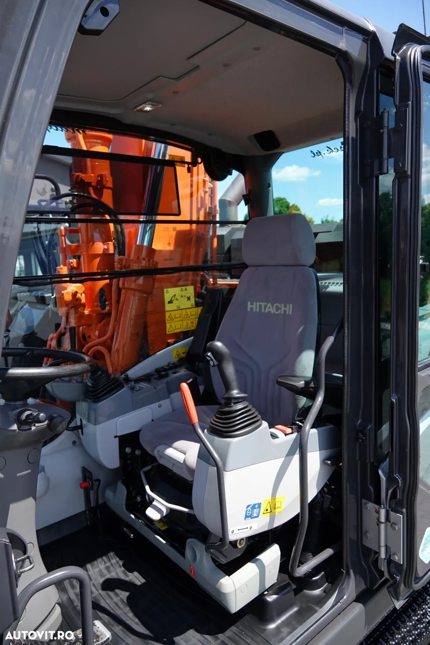 Hitachi 145W / EXCAVATOR PE ROȚI / 2019 / CAMERĂ / CONTRACT DE SERVICE POST-SERVICE - 23