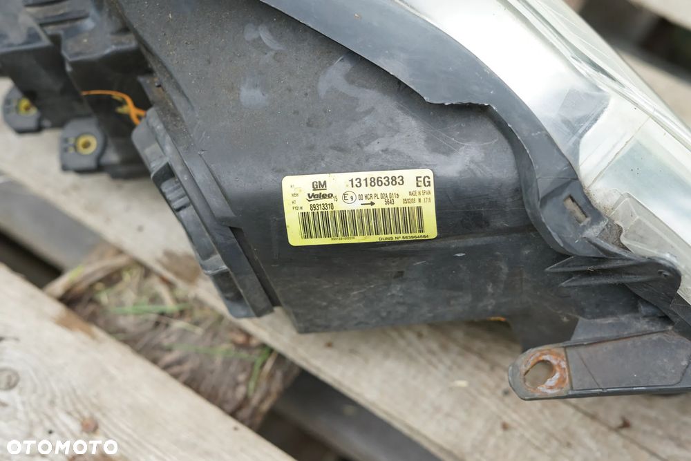 Lampa przód przednia lewa Opel Corsa D 13186383 Anglik - 5