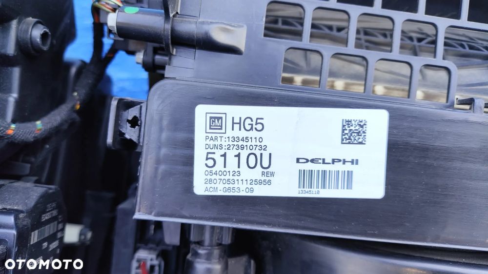 NAGRZEWNICA KOMPLETNA OBUDOWA WENTYLATOR NAWIEWU DMUCHAWA REZYSTOR INSTALACJA WIĄZKA SILNICZEK 13345110 F011024280 52426734 OPEL INSIGNIA A EUROPA - 2
