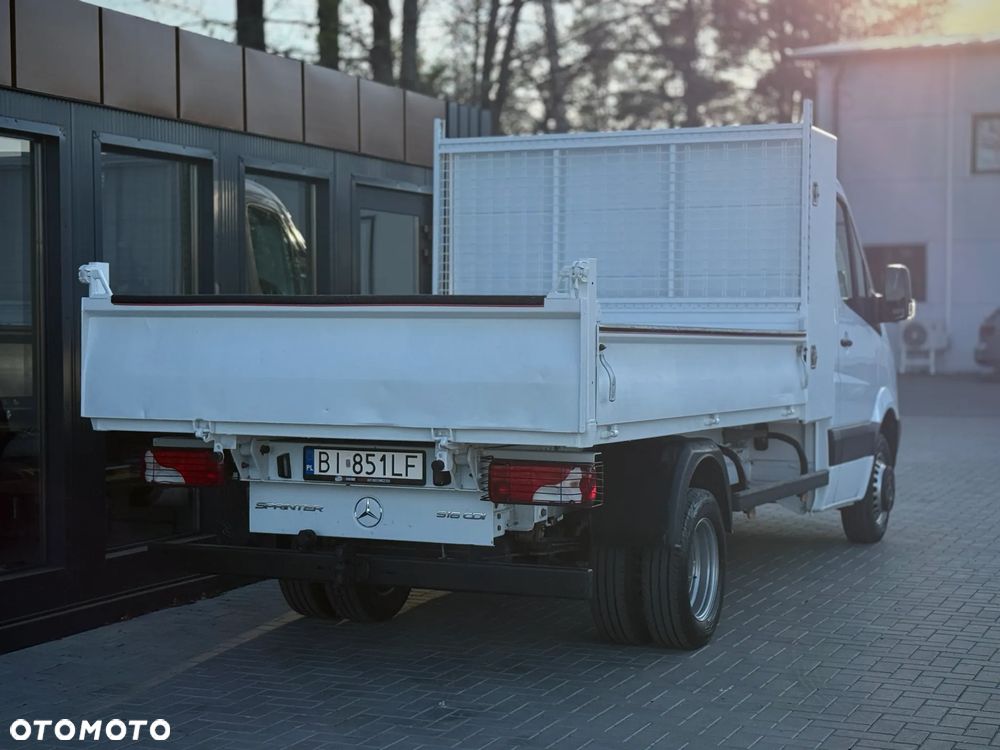 Mercedes-Benz Sprinter 516 CDI / Wywrotka JPM / 2.143cm3 OM651 163KM / 2018 Rok Produkcji / 194.262KM Przebieg / Bliźniaki Podwójne Koła / ZAREJESTROWANY W PL - 7