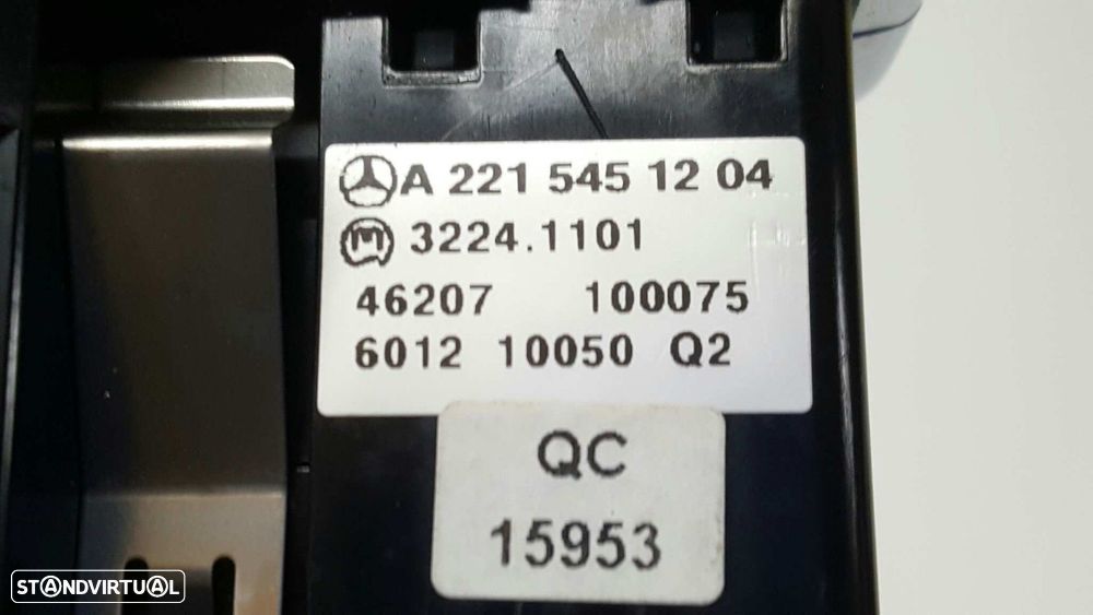 COMANDO DAS LUZES MERCEDES CLASE S (W221) BERLINA 320 / 350 CDI (221.022) - 2