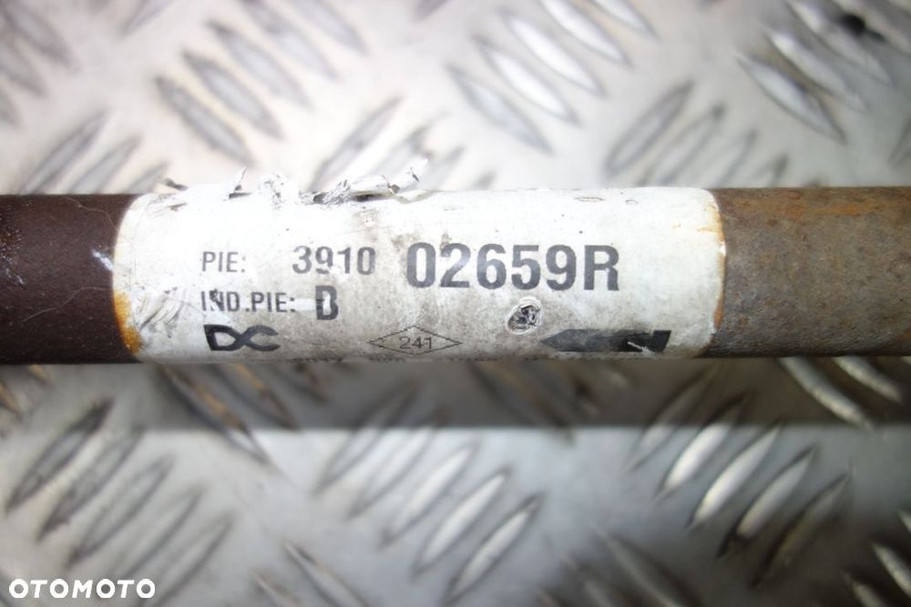 PÓŁOŚ LEWA PRAWA KANGOO III  1.2 TCE USZKODZONE GUMY - 2