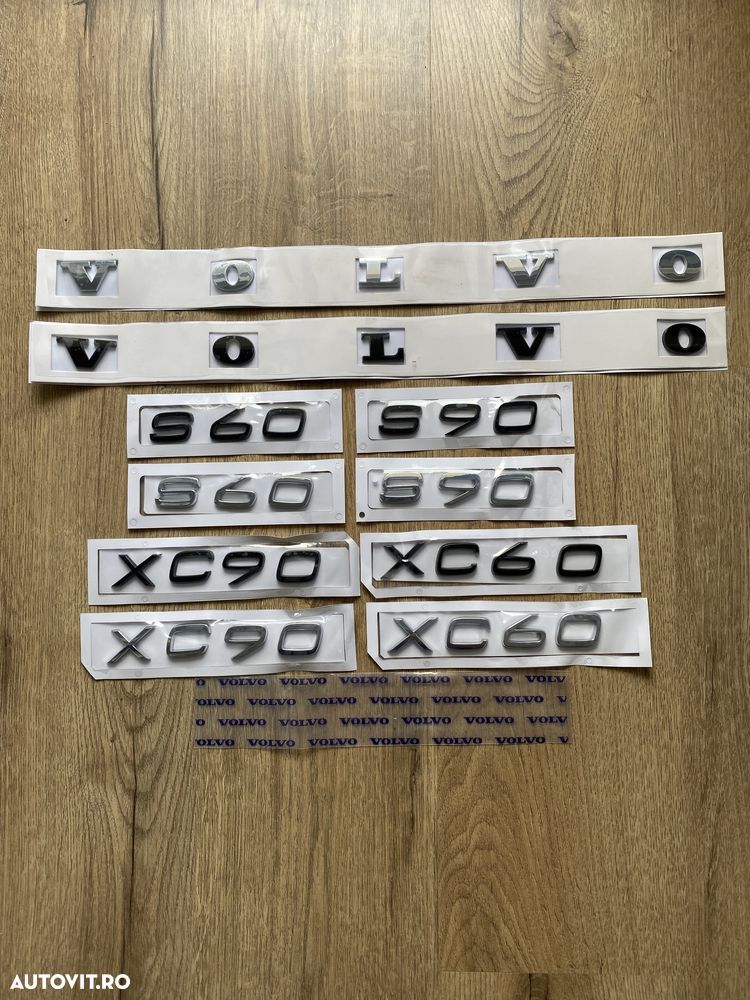 Emblema Embleme Scris Logo Semn Volvo S60 S90 Xc60 Xc90 - 1