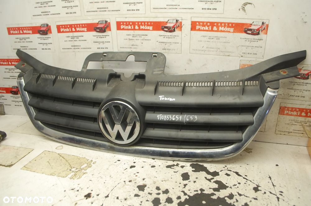 GRILL ATRAPA CHŁODNICY 1T0853651 VW TOURAN I - 6