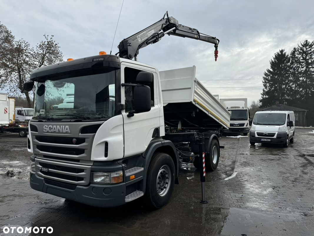 Scania P 320 / Wywrotka HDS HIAB - 2
