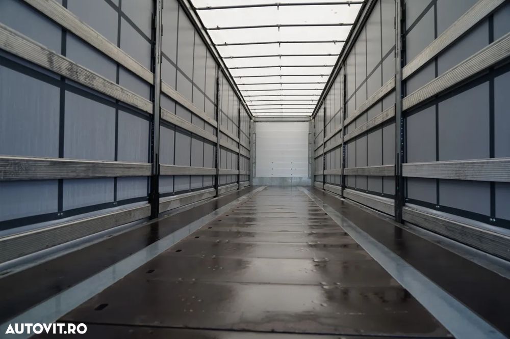 Schmitz Cargobull CORTINĂ / STANDARD / REMORCA DIN OȚEL - 9 M / ACOPERIȘ CULISANT / AXĂ CULISANTĂ / 2021 - 14