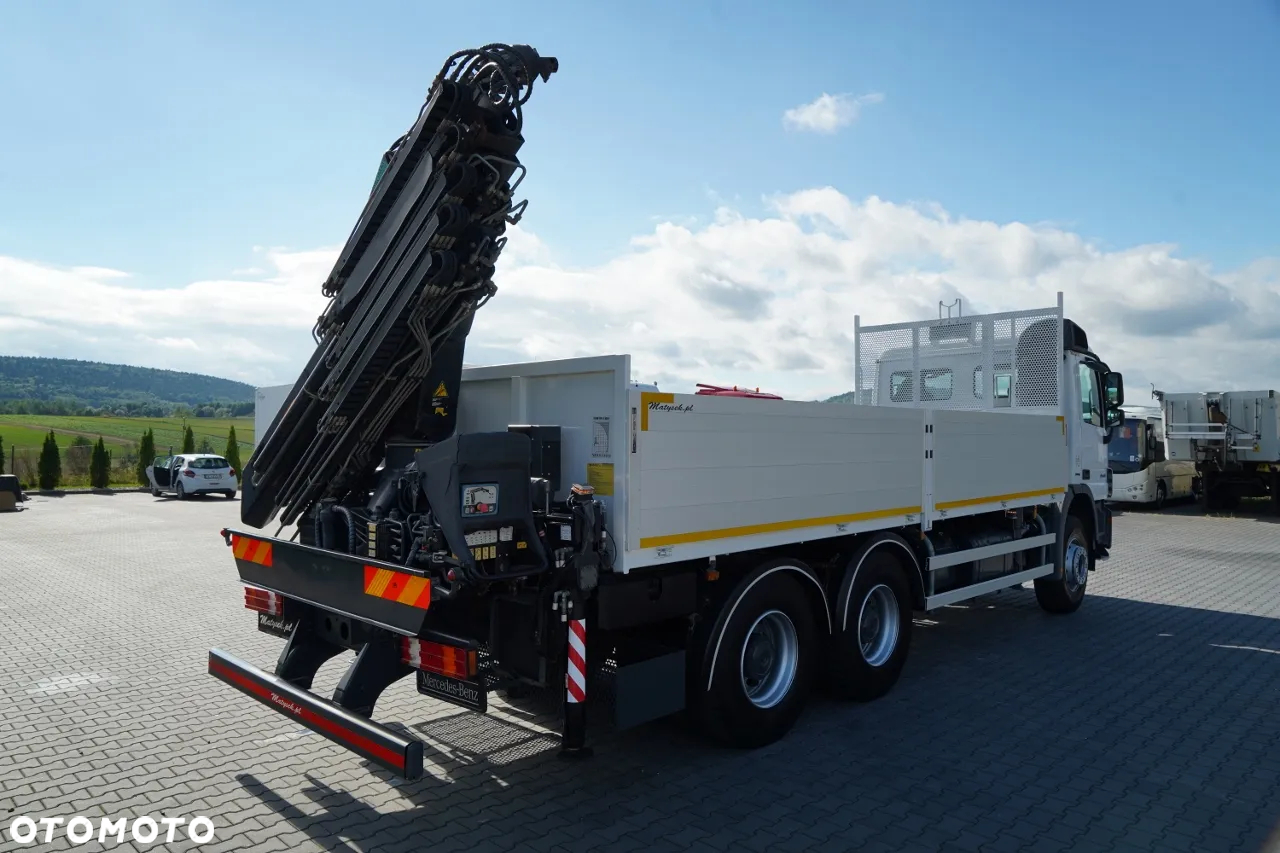 Mercedes-Benz ACTROS 2636 / 6x4 / SKRZYNIOWY 6,5 M + HDS HIAB / MOCNA PODŁOGA / STEROWANIE RADIOWE / ROTATOR / SPROWADZONY - 10