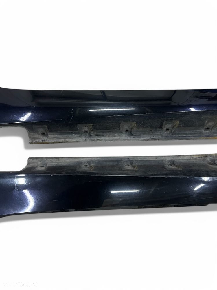 Nakladki progowe na progi lewa prawa listwa bmw z4 e85 e86 black sapph - 4