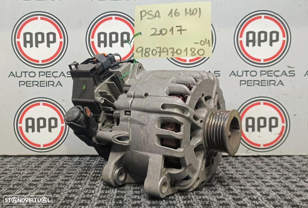 Alternadores PSA 1.6 HDI 2012 a 2017, start&stop, referências, 9674646180, 9807970180. - 1
