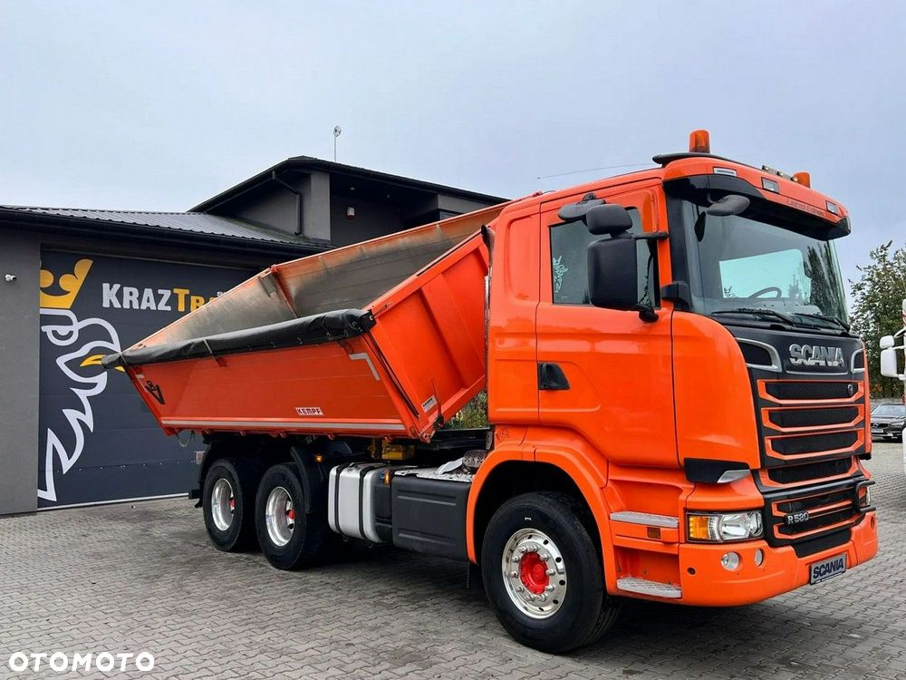 Scania r580 z Niemiec wywrot, wywrotka trój stronna, s3 kontrakt serwisowy scania kempf v8 idealny stan - 14