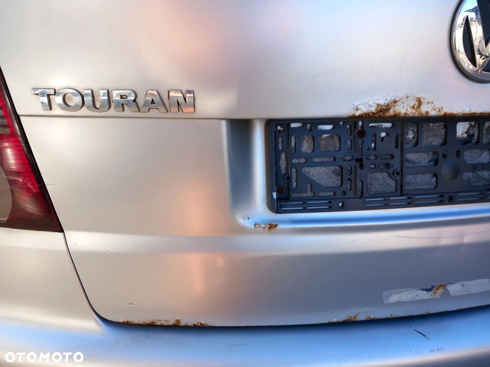 VW TOURAN I LIFT KLAPA BAGAŻNIKA TYLNA TYŁ KOLOR: LA7W - 5